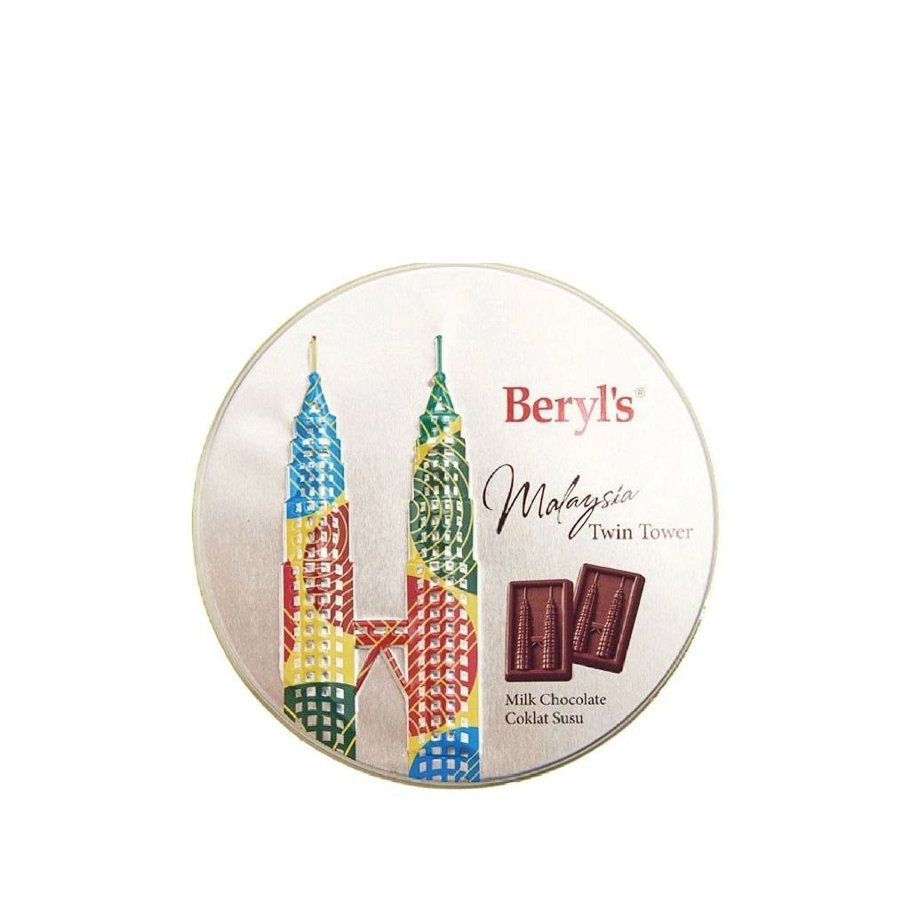Twin Tower Small Tin Milk Choc 64g